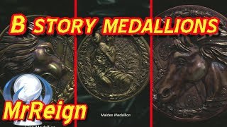 Resident Evil 2 Remake  Leon Clairs B Story  2nd Story  Statue Solutions  3 Medallion Locations [upl. by Koosis971]