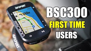 iGPSPORT BSC300 Bicycle GPS Computer Firsr Time User Set Up Explained [upl. by Chev]