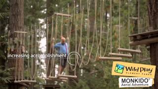 Play more Fear less See how Monkido Adventure at WildPlay Element Parks [upl. by Ruhtracm]