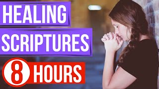 Healing Scriptures Bible verses for sleep with Gods Word ON Peaceful Scriptures [upl. by Mou899]