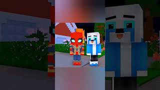 Zombie spider man story minecraft monsterschool minecraftanimation [upl. by Yregram]