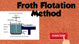 Froth Flotation Method  Class 10 Chapter 8  Metallurgy [upl. by Schapira]