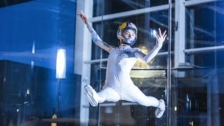 Indoor Skydiving In The Worlds Largest Freefall Simulator  w Maja Kuczyńska [upl. by Narad]