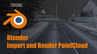 Blender  Import and render a pointcloud [upl. by Yrohcaz]