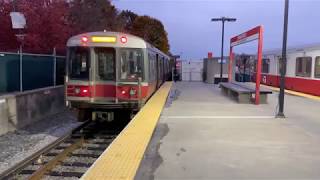 Boston Subway system quotThe Tquot Red line from Braintree to Alewife including every stop [upl. by Towbin]