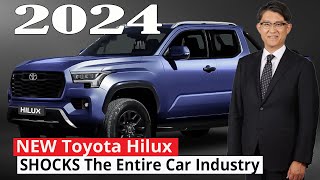 AllNew 2024 Toyota Hilux Revealed More Aggressive with New Hybrid Engine [upl. by Yssac]