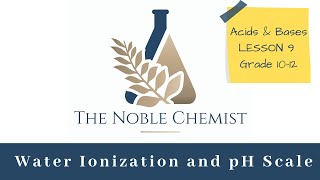 Water Ionization Constant Kw and pH Scale [upl. by Troyes100]