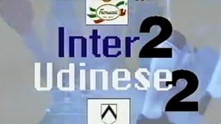 InterUdinese 22 199293  Domenica Sportiva Primo Gol in Serie A di Darko Pančev [upl. by Ihsorih]