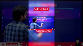 SqRoot Trick Above 100 by Navneet Sir  viralmathtricks shorts [upl. by Nadabas]