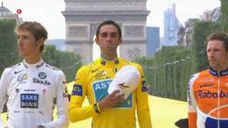 Podium Tour de France 2010 [upl. by Cosma]