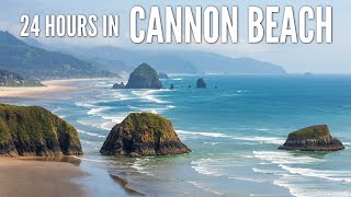 24 Hours in Cannon Beach Oregon Where to eat hike and explore [upl. by Ahsinak]