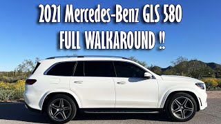 2021 Mercedes Benz GLS580 Full Walkaround  InteriorExterior  4K [upl. by Creight]