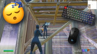 Fortnite ASMR Keyboard Sound 😴 Build fight 1V1🔥  Settings [upl. by Ahsiemal]