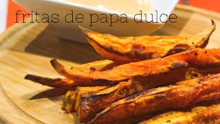 Papas fritas en Air Fryer 🍠 Papa dulce batata camote boniato [upl. by Winola149]