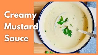 Creamy Mustard Sauce [upl. by Riffle379]