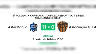 Aster Itaquá 11 X 0 Associação DEFA  Copa Bandeirante 2024  SUB 12  01122024 [upl. by Letreece]