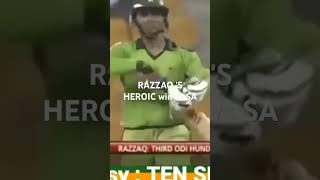 UNBELIEVABLE CHASE quot109quotMASTER CLASS by RAZZAQ vs SOUTH AFRICA pakistancricket steyn hit [upl. by Eloisa]