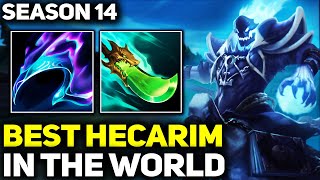 RANK 1 BEST HECARIM IN SEASON 14  AMAZING GAMEPLAY  League of Legends [upl. by Aitsirt]