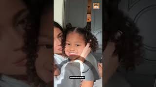 You made this for me 😍 Stormi Webster and Kylie Jenner cute moments [upl. by Enilatan]