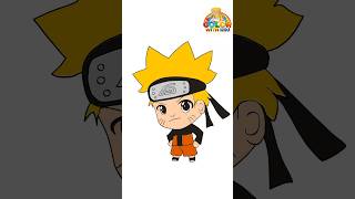 Learn to Draw Chibi Naruto Uzumaki  Drawing and Coloring Tutorial for Kids [upl. by Gemini434]