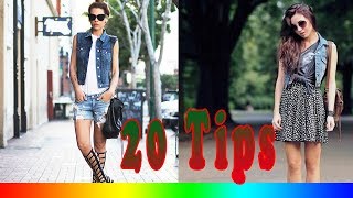 20 Style Tips On How To Wear Denim Vests [upl. by Jobi]