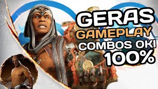 Mk1 GerasMotaro Gameplay de Combos oki 100 [upl. by Beatrisa]