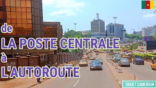 Yaoundé  Cameroun Direction lautoroute de Nsimalen  Trajet Cameroun [upl. by Asirret]