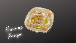 Hummus with Tahini  Humus Recipe at Home [upl. by Etteneg]