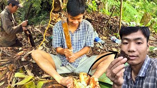 tachi making processextract carbohydrates of farn tree practice by nyshi tribe of arunachal pradesh [upl. by Eittel665]