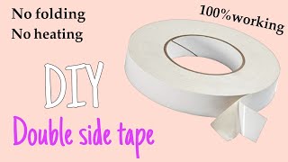 Homemade Double sided tape  how to make sided tape at home easyMake diy double tape at home [upl. by Scholz]