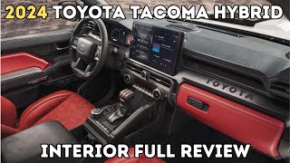 2024 Toyota Tacoma Hybrid  Interior Review [upl. by Ihab855]