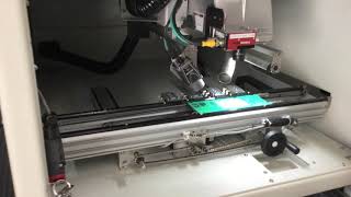 SMT Laser Marking PCB Barcode 4TechUSAcom [upl. by Llehsyt]