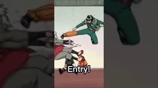 Intense Clash Might Guys Kick Shocks Jiraiya [upl. by Karmen]