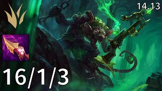 Twitch Jungle vs Nunu amp Willump  EUW Master  Patch 1413 [upl. by Akiemat]