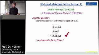 Praktische Philosophie 2a Metaethik  SeinSollenFehlschluss vs naturalistischer Fehlschluss [upl. by Niroc206]