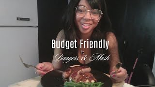 Budget Friendly Bangers amp Mash  Blvck Moxie TV [upl. by Edmanda]