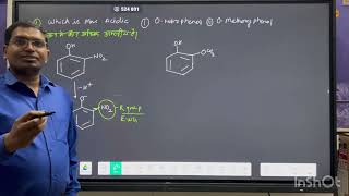 Acidic strength of ortho nitro phenol and ortho methoxy phenol [upl. by Nitsreik]