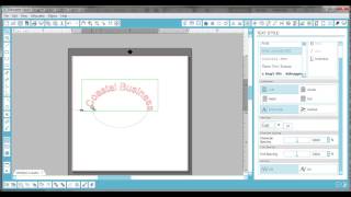 How to Arch Text in Silhouette Studio [upl. by Guyon942]