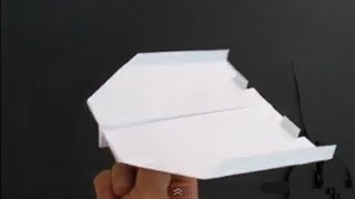 SUPER EASYHow to make cool paper airplane  No3 [upl. by Yasmin]