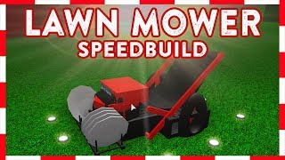 ROBLOX  Welcome To Bloxburg LAWN MOWER Speedbuild [upl. by Clercq]