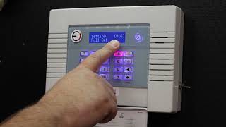 How to set and unset a Pyronix Enforcer Wireless Alarm System [upl. by Assiluj372]