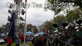 Oak Bay Tea Party Midway 2022  Oak Bay BC Shooting Star Amusements [upl. by Iolenta]