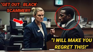 RACIST BANK MANAGER Refuses Service To BLACK MILLIONAIRE Unaware of The DAMAGE Shes About To [upl. by Aicenev]