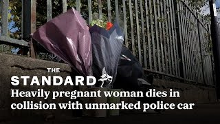 Heavily pregnant woman dies in collision with unmarked police car [upl. by Xena518]