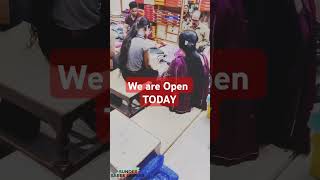 आज Shop open है ✔️ आप आज आ सकते है  share जरूर karna  sunder saree sale  karwa special suit [upl. by Thordis483]