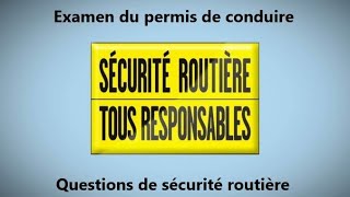 Examen permis de conduire 2024 Questions sécurité routière nouvelle réforme vérifications [upl. by Marcello]