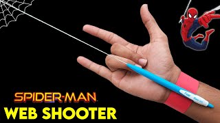 How to make a simplest SpiderMan Web shooter with pen  easy spring web shooter [upl. by Cameron]