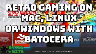 Batocera Retro gaming on Mac Linux or Windows Full setup and gaming tutorial [upl. by Ailama]