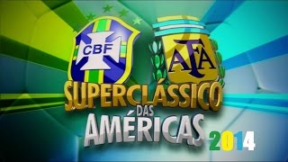 Brasil vs Argentina  Superclássico das Américas [upl. by Aivun]