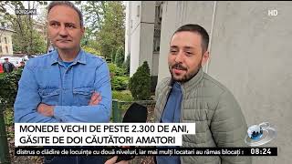 Doi căutători de comori au făcut o descoperire neașteptată în Botoșani [upl. by Gunthar]